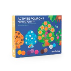 Actividad Pompones Árboles Les Toupitis Moulin Roty | La Comba