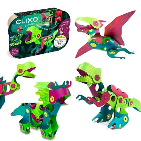 Dino Discovery Pack 22 pzas. Clixo