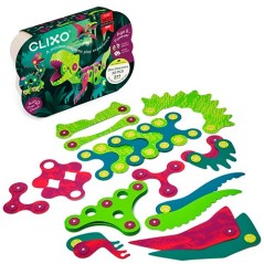 Clixo Dino Discovery Juego Construcción Magnético 22 Pcs | La Comba.