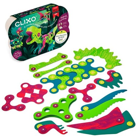 Dino Discovery Pack 22 pzas. Clixo