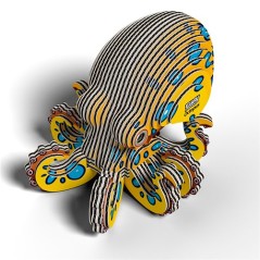 Puzzle 3D Cartón Reciclado EUGY Octopus 147 Dodoland | La Comba