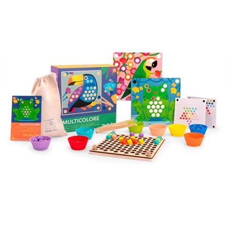 Juego de Clasificación por Colores de Madera Les Toupitis | Moulin Roty (3+ años)