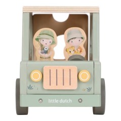 Coche Safari Encajable de Formas Madera FSC Little Dutch | La Comba
