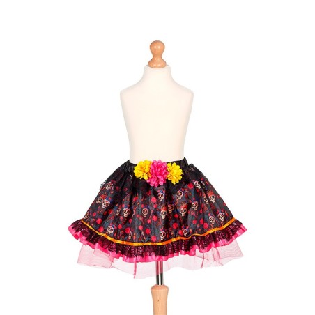 Set de Disfraz de Catrina Marisol con Falda, Diadema con Velo y Antifaz (5-7 años) | Souza