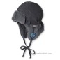 GORRO MINI AVIADOR PANA GRIS