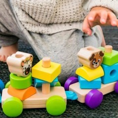 TREN DE BLOQUES MADERA BABY EINSTEIN