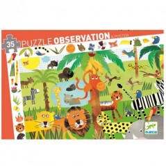 PUZZLE OBSERVACIÓN LA JUNGLA-35 PZAS. 3-5 AÑOS