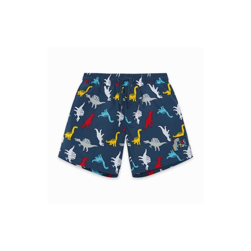 BERMUDA BAÑO DINOSAURIOS DRAW A REX