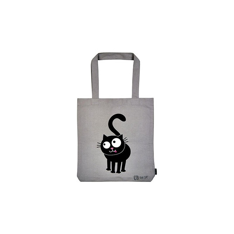 BOLSO GRIS GATO NEGRO