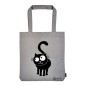 BOLSO GRIS GATO NEGRO