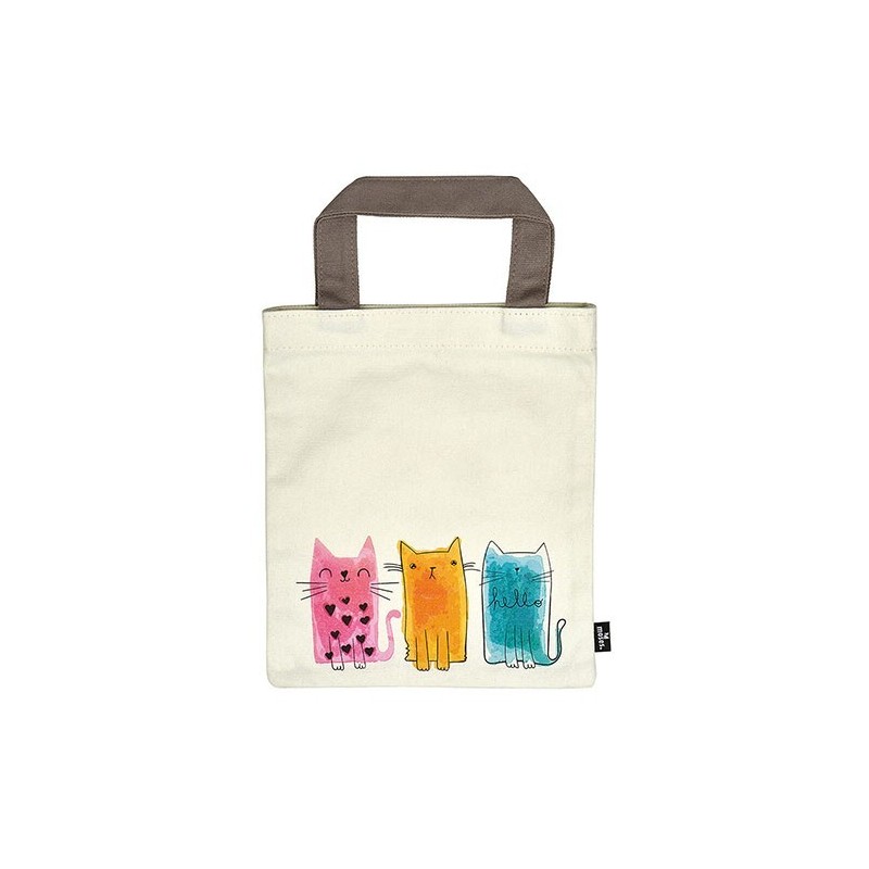 BOLSA LIBRO TRIO GATOS
