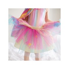 DISFRAZ SUPERHEROÍNA ROSA DORADO