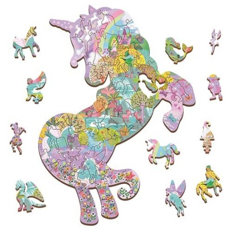 PUZZLE WOODY UNICORNIO 48 PZS