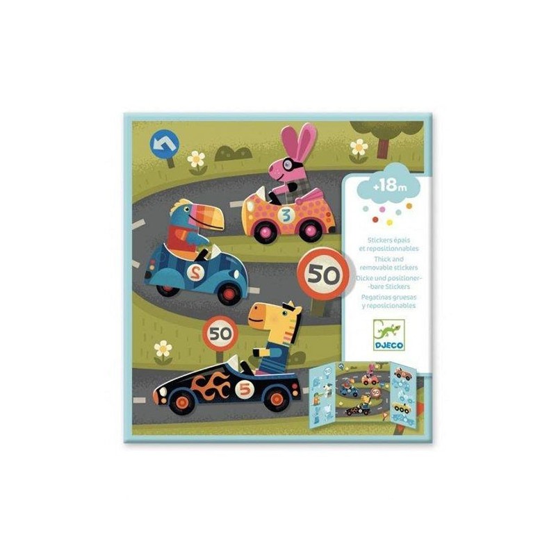 Pegatinas Reposicionables los Coches