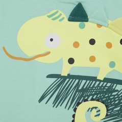 CAMISETA ESTAMPADA VERDE IN THE JUNGLE