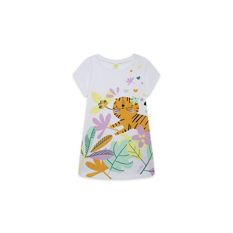 VESTIDO PUNTO BLANCO IN THE JUNGLE