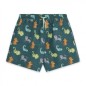 BERMUDA BAÑO VERDE ESTAMPADO ANIMALES PAPÁ