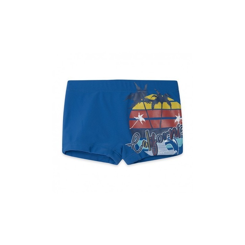 BOXER BAÑO AZUL ESTAMPADO PLAYA