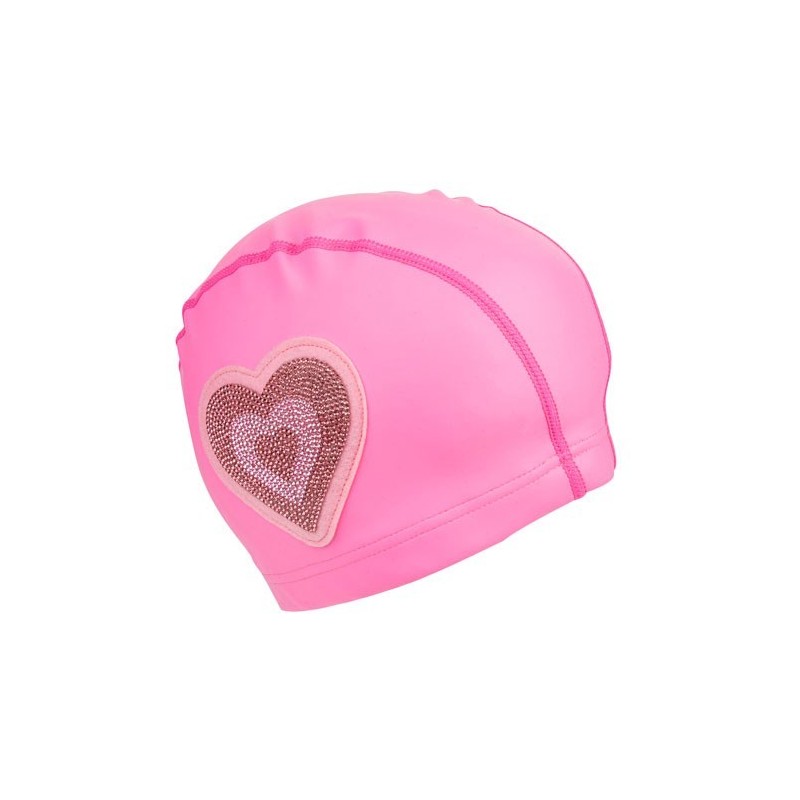 Gorro de natación Corazón Rosa