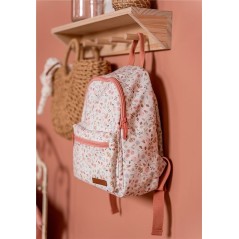 MOCHILA FLORES Y MARIPOSAS