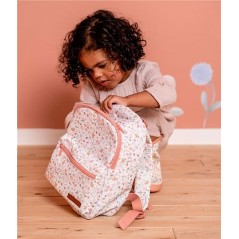 MOCHILA FLORES Y MARIPOSAS