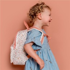 MOCHILA FLORES Y MARIPOSAS