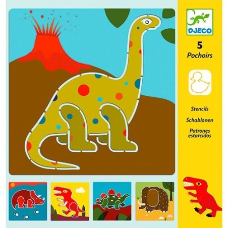 PLANTILLAS DINOSAURIOS +4 AÑOS