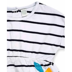 VESTIDO PUNTO ESTAMPADO RAYAS JUICY