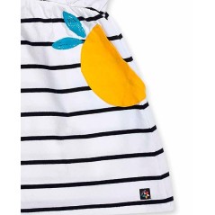 VESTIDO PUNTO ESTAMPADO RAYAS JUICY
