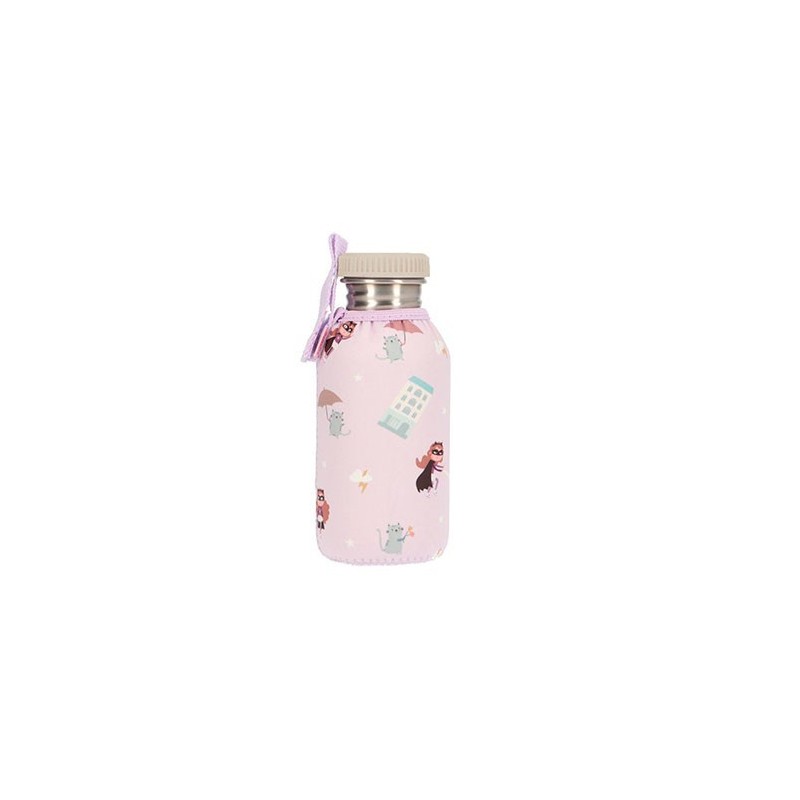 Botella acero con funda neopreno Fantastic Girl 500 ml