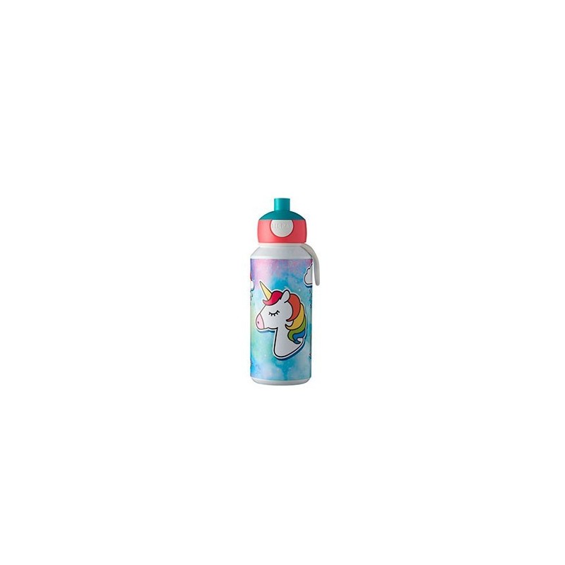 Botella campus pop-up 400 ml Unicornio Mepal