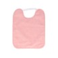 Babero rizo rosa con goma