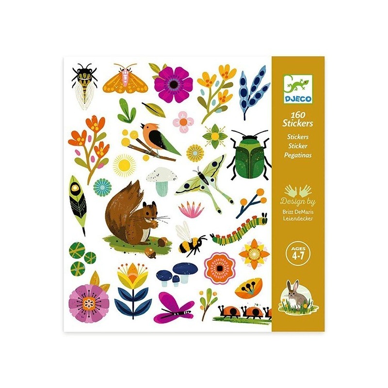 Pegatinas Jardín +4 A