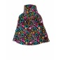Gabardina negra flores Big Hugs
