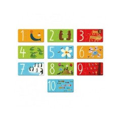 Puzzle Dúo Números +3 A