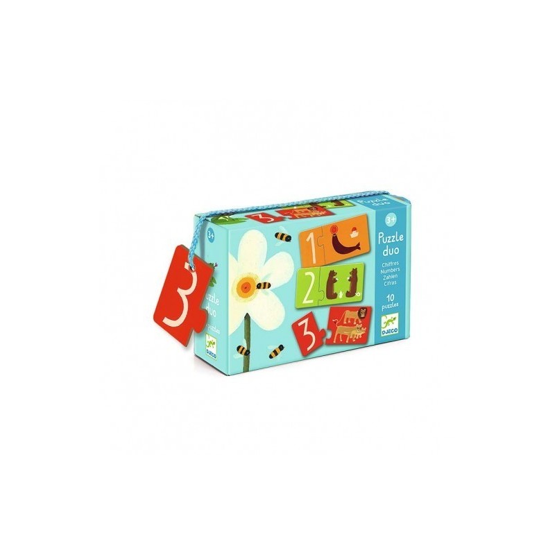 Puzzle Dúo Números +3 A