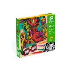 Taller Colorear en 3D Frikis Divertidos +7 A