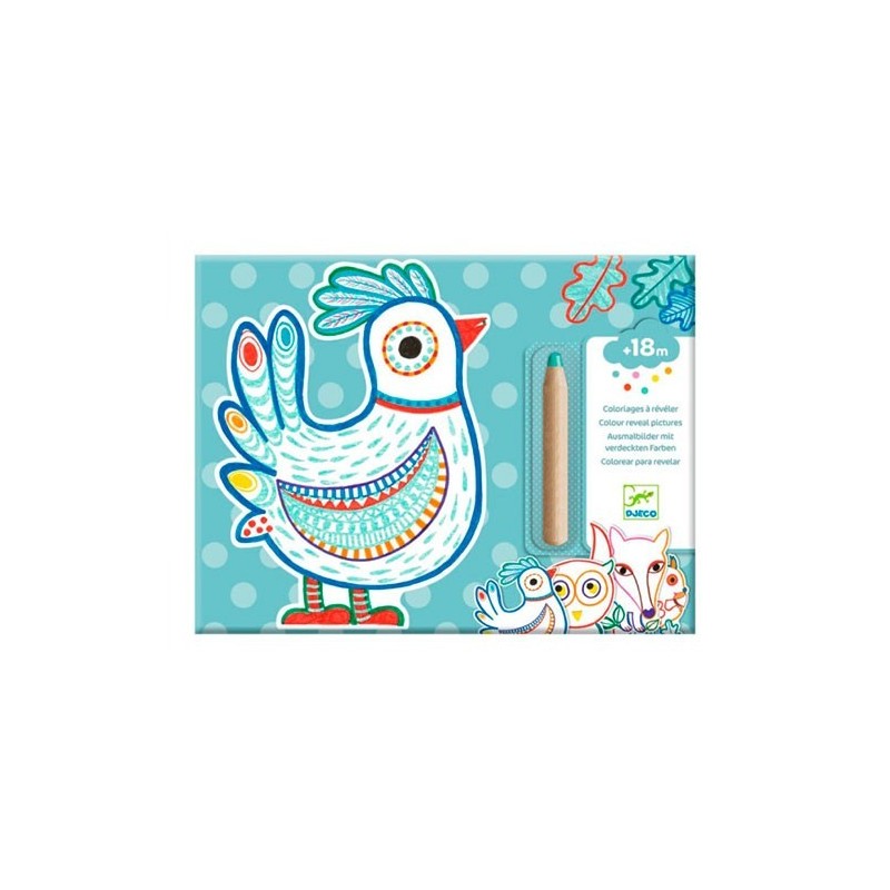 Colorear Animales del Bosque +18 Meses