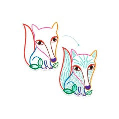Colorear Animales del Bosque +18 Meses