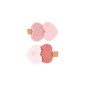 Clips Pinza June Rosa Corazones