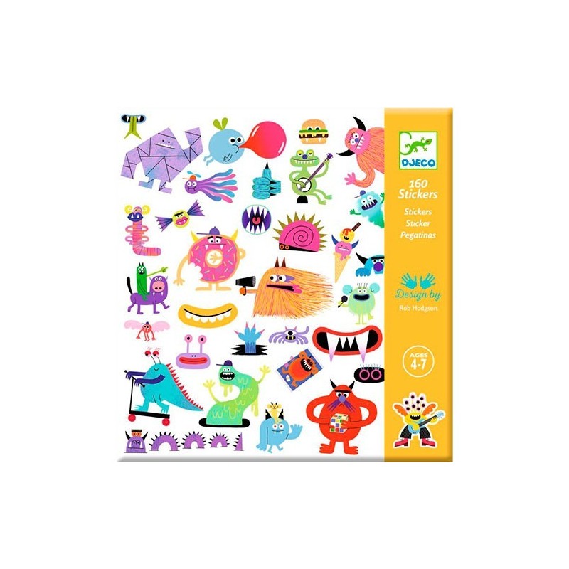 Pegatinas Monstruos +4 A