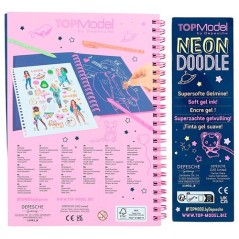 Top Model Doodle Book Neón con Set